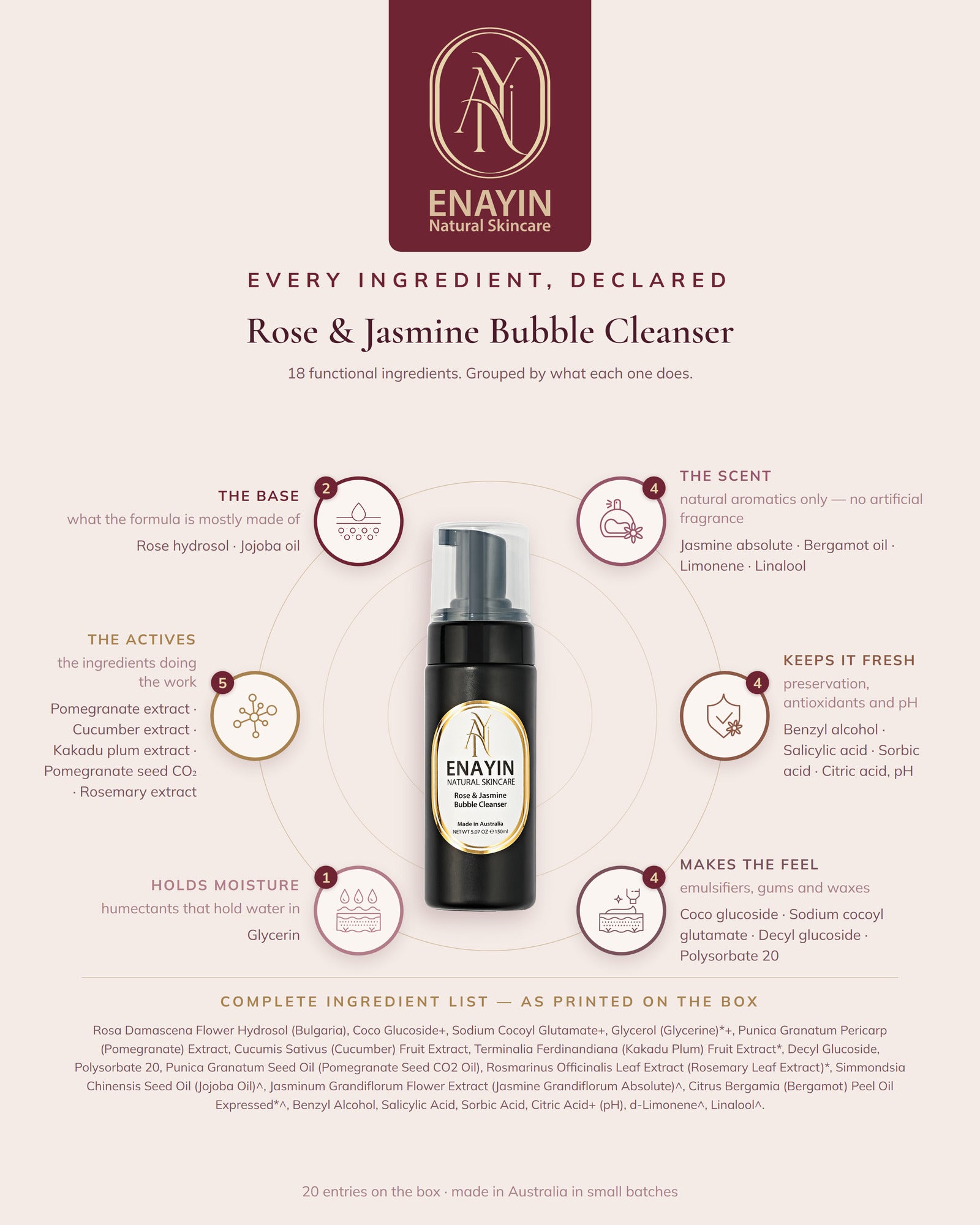 Rose & Jasmine Bubble Cleanser