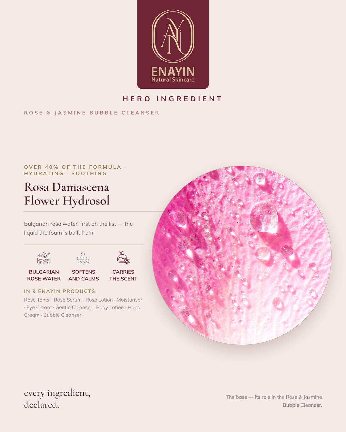Rose & Jasmine Bubble Cleanser