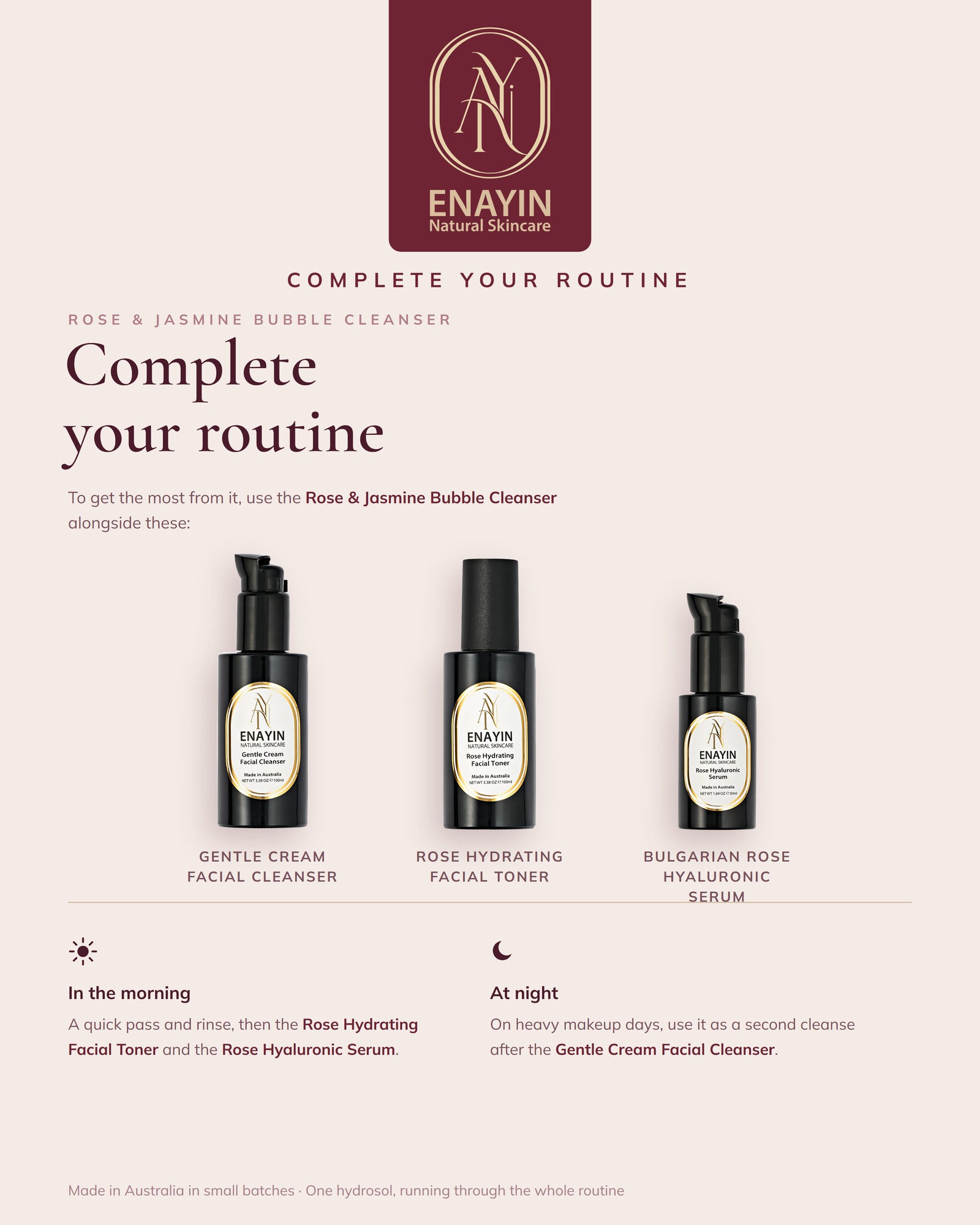 Rose & Jasmine Bubble Cleanser