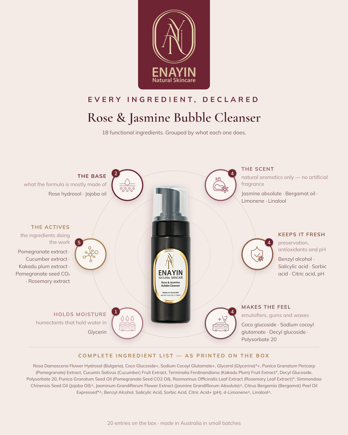 Rose &amp; Jasmine Bubble Cleanser