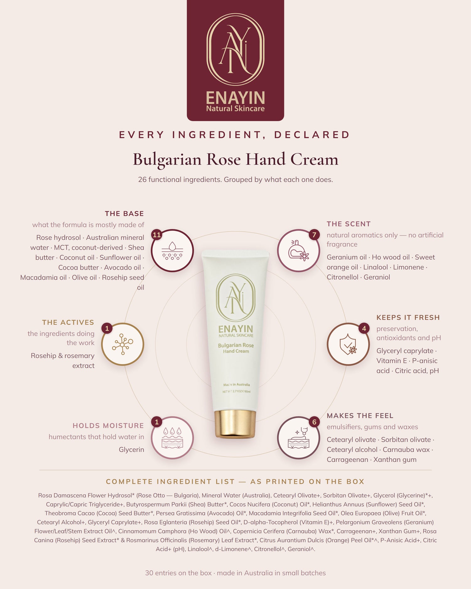 Bulgarian Rose Hand Cream
