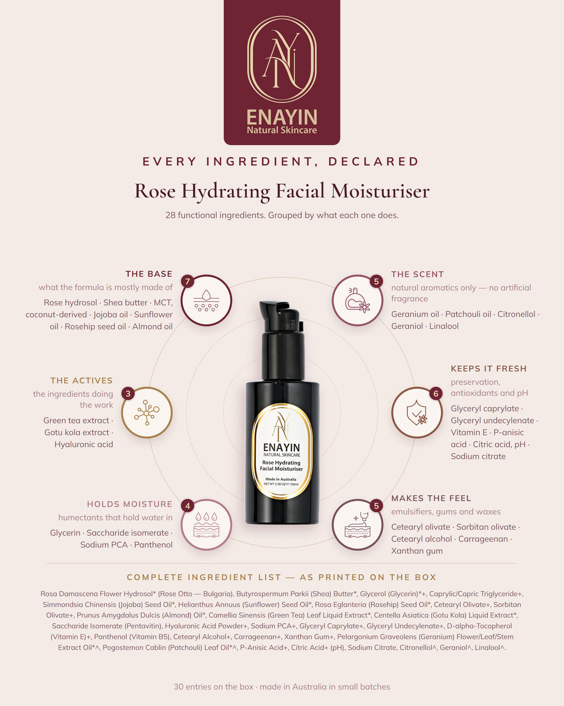 Rose Hydrating Facial Moisturiser