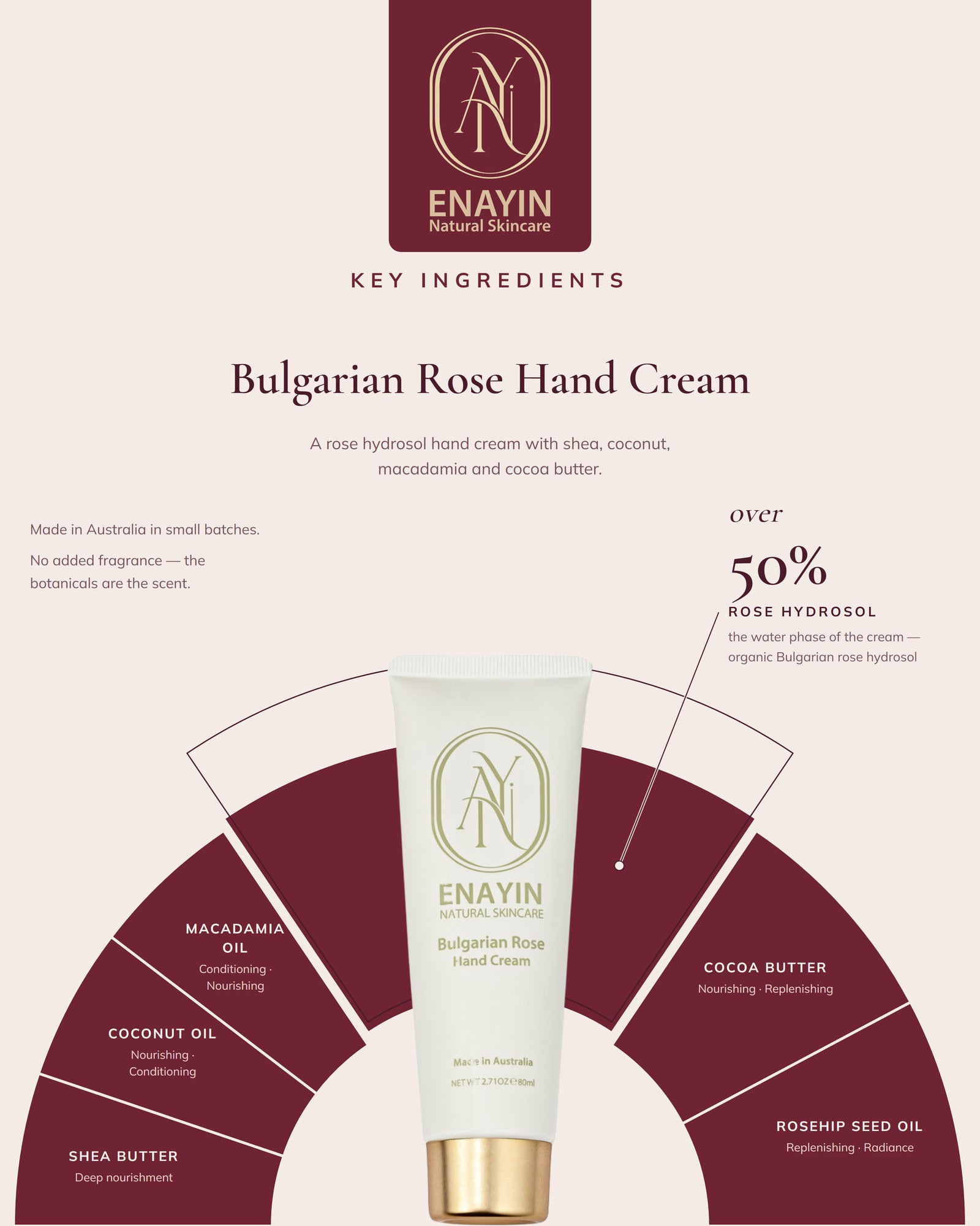 Bulgarian Rose Hand Cream