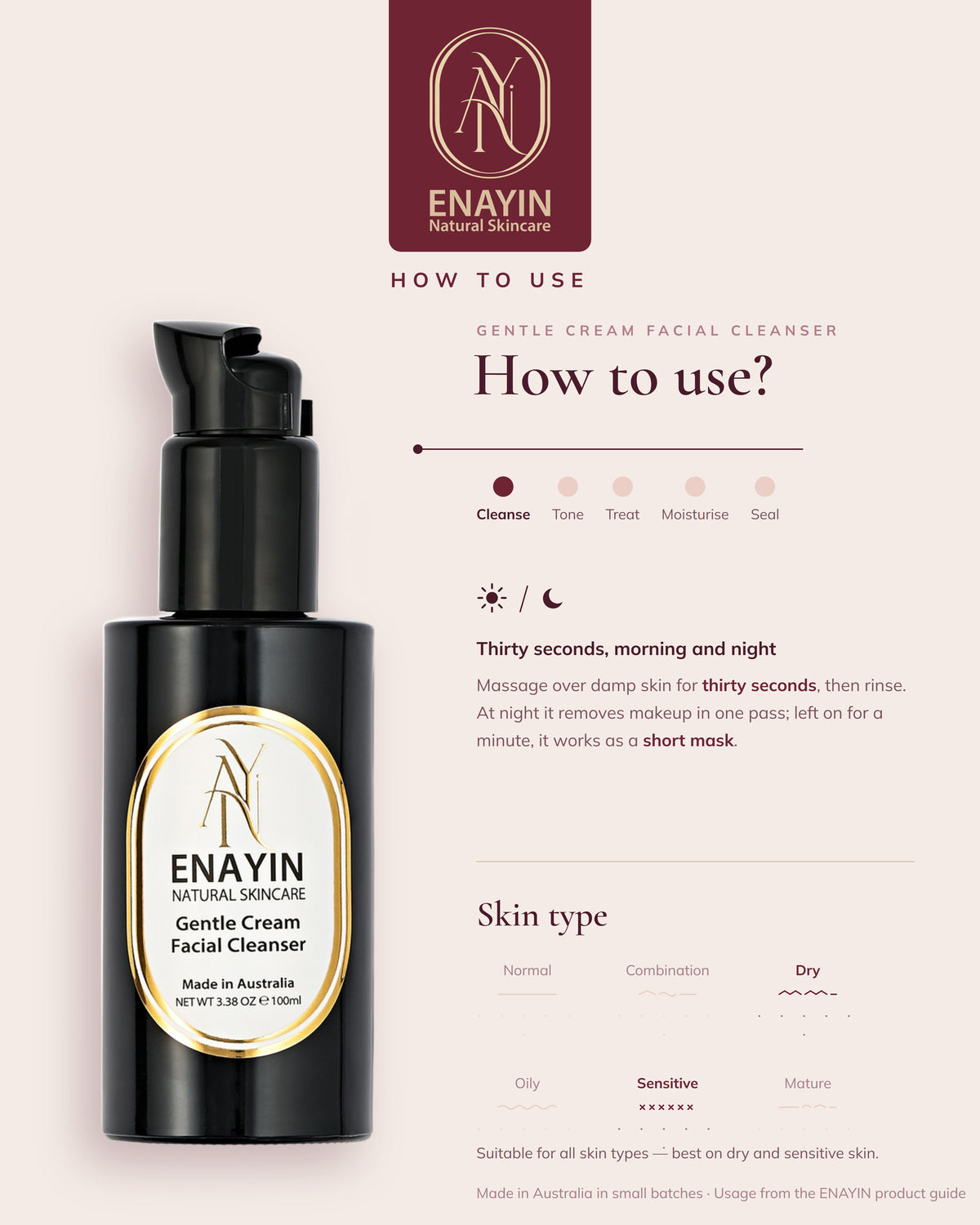 Gentle Cream Facial Cleanser