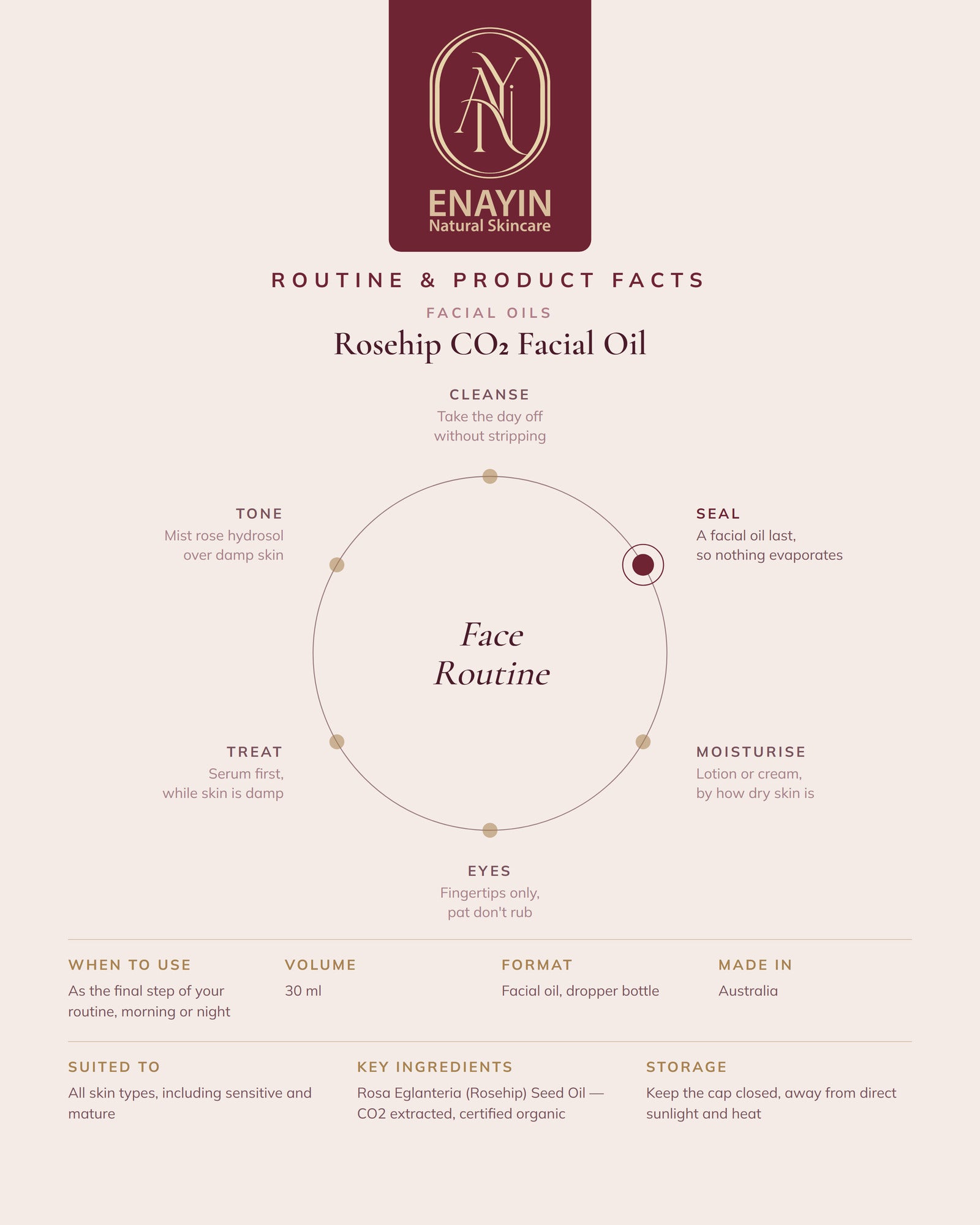 로즈힙 CO₂ 페이셜 오일