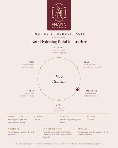 Rose Hydrating Facial Moisturiser